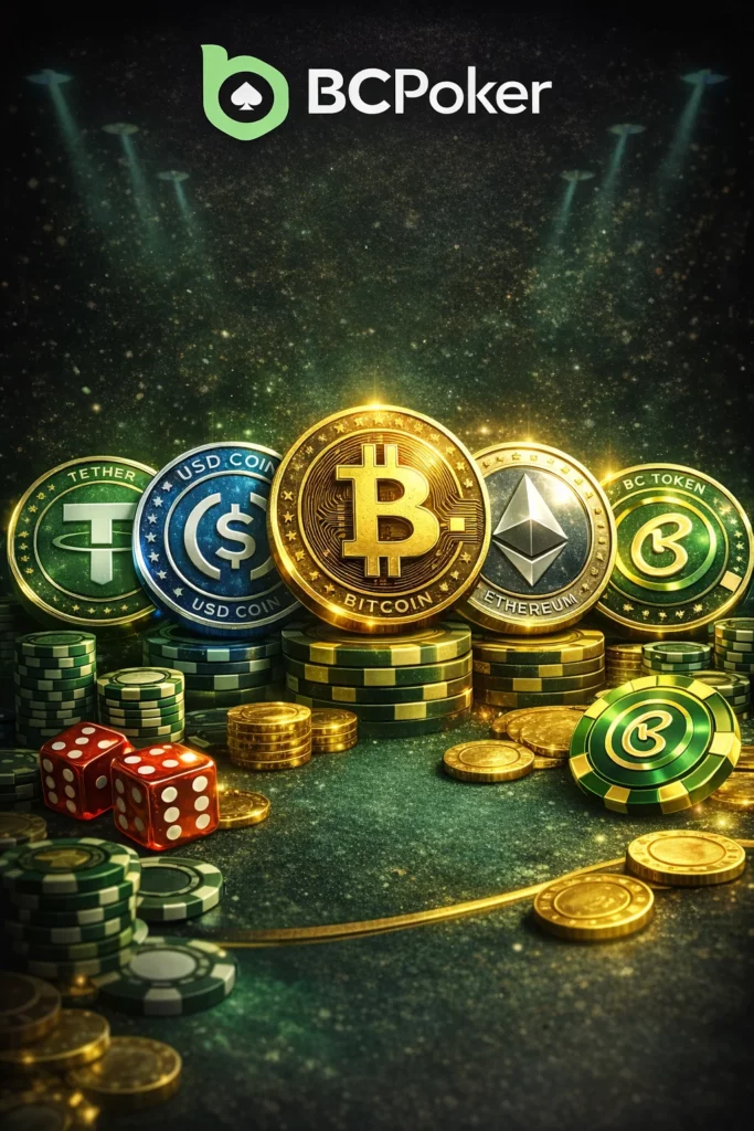 BC Poker crypto transactions