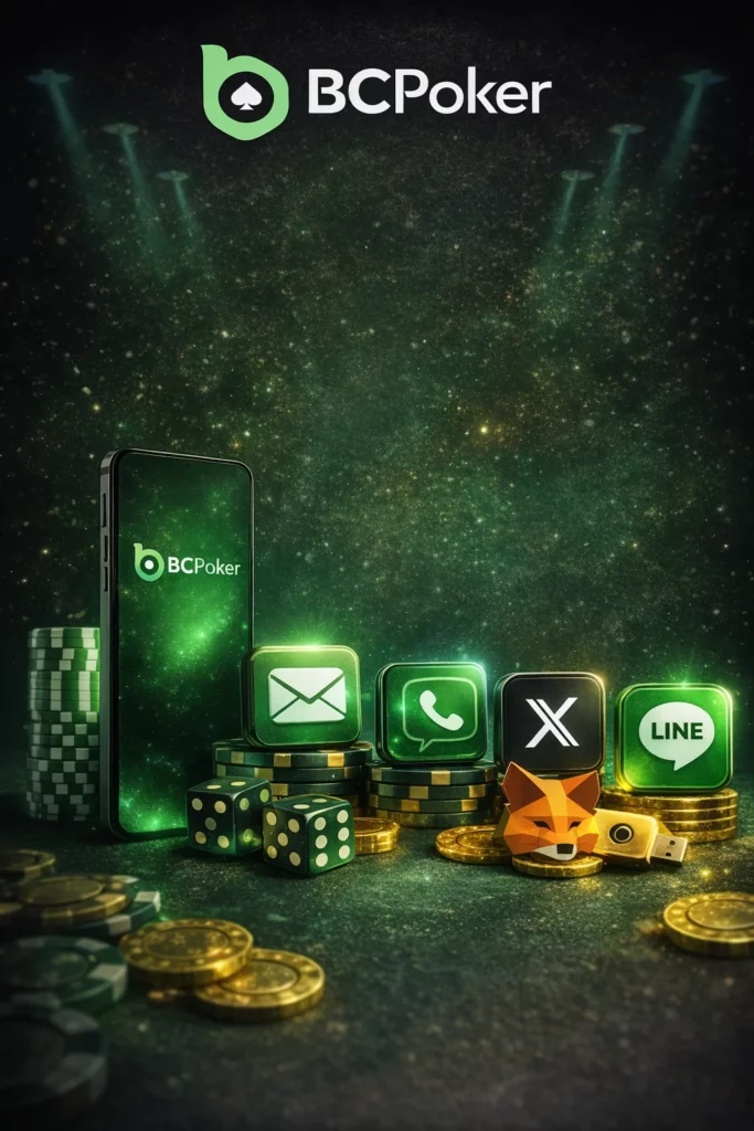 Available registration options BC Poker